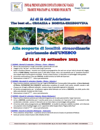 Al di là dell'Adriatico Viaggi di gruppo