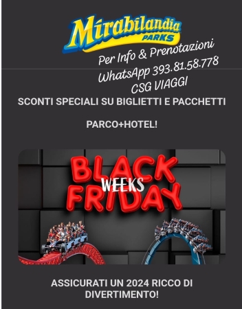 Black Friday Mirabilandia Blak Friday