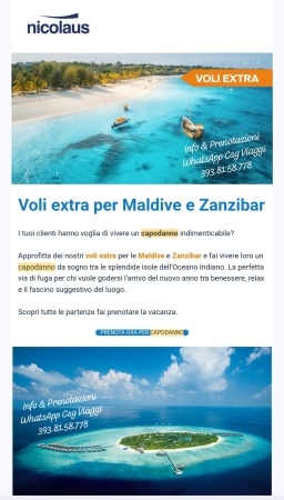 Capodanno 2024 MALDIVE & ZANZIBAR Natale & Capodanno