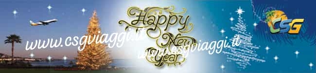 Auguri di un Felice Anno Nuovo da Csg Viaggi 