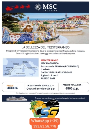 La Bellezza del Mediterraneo Crociere
