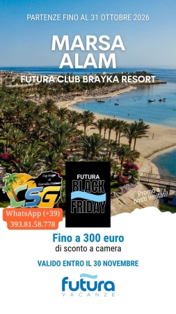 FUTURA black friday Marsa Alam Blak Friday